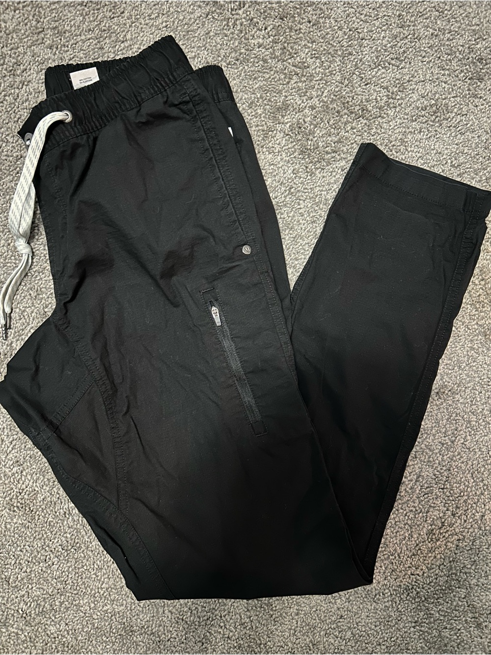 Vuori Men's Black Athletic Pants Casual Elastic Waist Medium Like New!!
